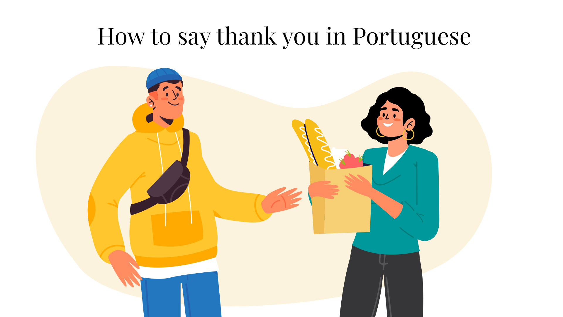 How to say thank you in Portuguese